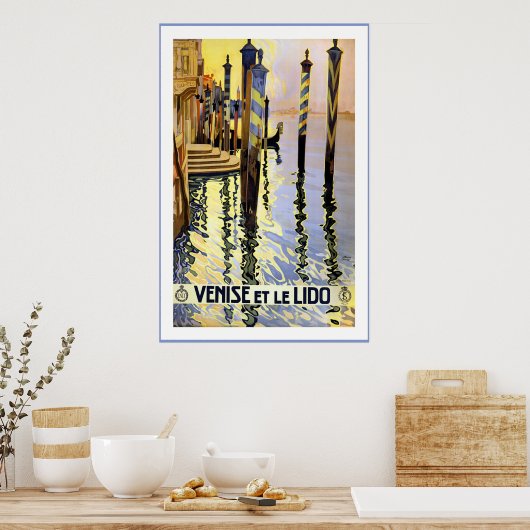 "Venise et le Lido" Poster (Küche)