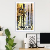 "Venise et le Lido" Poster (Heimbüro)