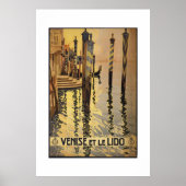 Venise et Le Lido Vintage Poster (Vorne)