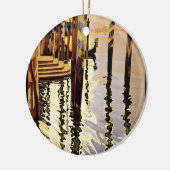 Venise und le Lido Keramik Ornament (Links)