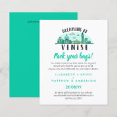 VENISE Wedding Handgezeichnete Skyline Moderne Ein (Vorne/Hinten)