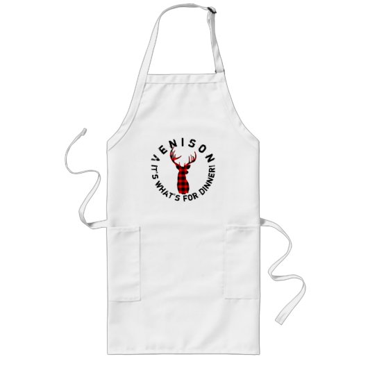 Venison ist das Abendessen Lange Schürze (Vorne)