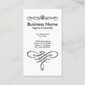 venitianische Tür Visitenkarte (Rückseite)