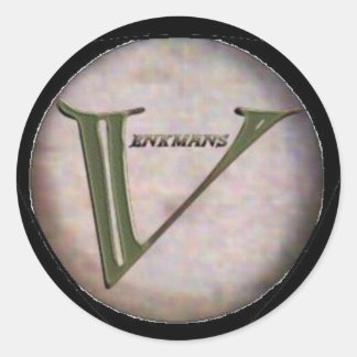 Venkman-Logo-Aufkleber Runder Aufkleber