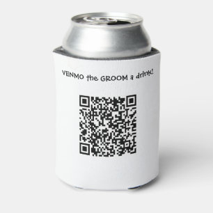 Venmo der GROOM A Drink Custom QR Code Dosenkühler