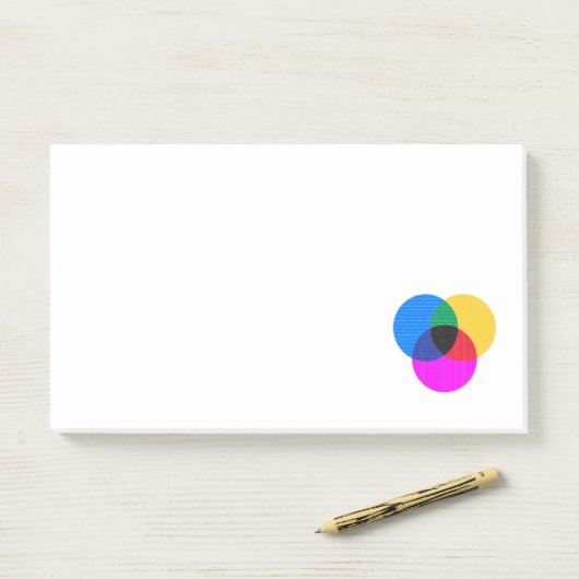 Venmo-Diagramm Post-it Klebezettel (Auf Schreibtisch)