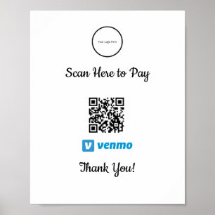 Venmo Mobile Payment   Zur Zahlung von Poster scan