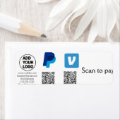 Venmo PayPal-Scan zu zahlen q oder Code-Logo-Text (Insitu)