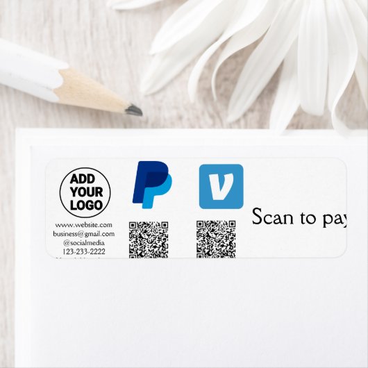 Venmo PayPal-Scan zu zahlen q oder Code-Logo-Text (Insitu)