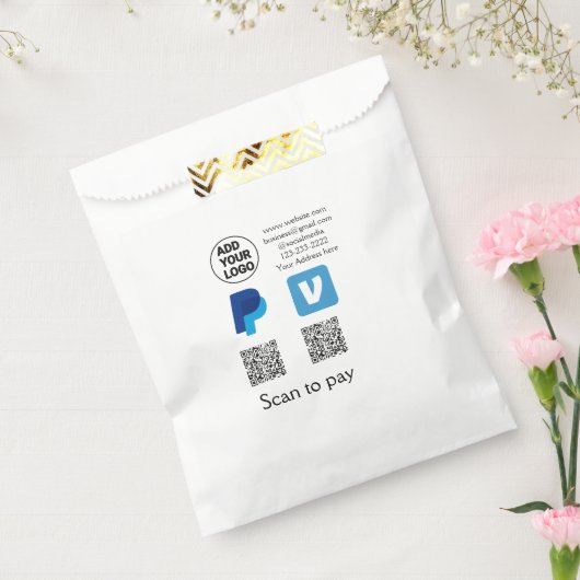 Venmo PayPal-Scan zu zahlen q oder Code-Logo-Text Geschenktütchen (Versiegelt)