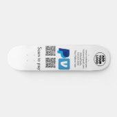 Venmo PayPal-Scan zu zahlen q oder Code-Logo-Text Skateboard (Horizontal)