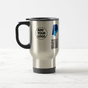 Venmo PayPal Scancode zum Bezahlen Logo Text na Reisebecher
