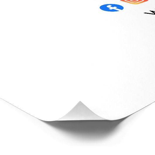 Venmo QR Code Payment | Scan to Pay Business Logo Poster (Ecke)