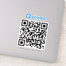 Venmo QR Code Payment Scan zu bezahlen weiß
