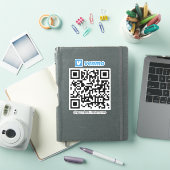 Venmo QR Code Payment Scan zu bezahlen weiß Aufkleber (iPad Hülle)