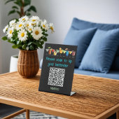 Venmo QR-Code-Tipp-Schild | Sockelschild