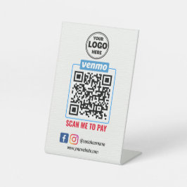 Venmo QR Code Zahlung | Recherche, um Unternehmen Sockelschild