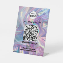 Venmo QR Code Zahlung | Scan to Pay Business Logo