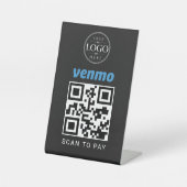 Venmo-Scan-Bezahl-Display Sockelschild (Vorderseite)