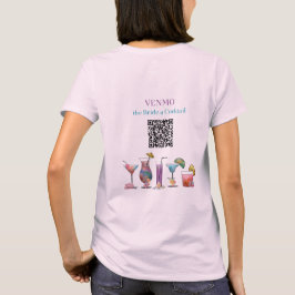 VENMO the Bridge a Cocktail Personalisiert QR Code T-Shirt