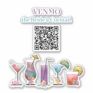 VENMO The Bridge - Cocktail-Cutout Aufkleber