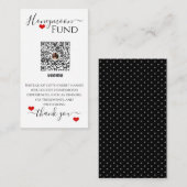 Venmo Wedding Registry Honeymoon Begleitkarte (Vorne/Hinten)