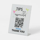 Venmo Zeichen für Barkeeper Sockelschild (Vorderseite)