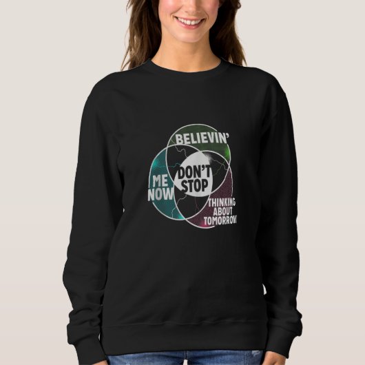 Venn Diagram Don't Stop Algebra Math Sweatshirt (Vorderseite)