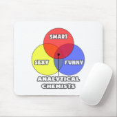 Venn Diagramm .. Analytische Chemiker Mousepad (Mit Mouse)