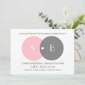 Venn Diagramm Ankündigung Datum freihalten (Stehend Vorderseite)