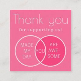 Venn Diagramm Business Card Begleitkarte