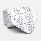 Venn Diagramm der Grieche-, lateinischer u. Krawatte (Gerollt)