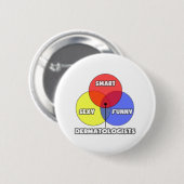 Venn Diagramm .. Dermatologen Button (Vorne & Hinten)