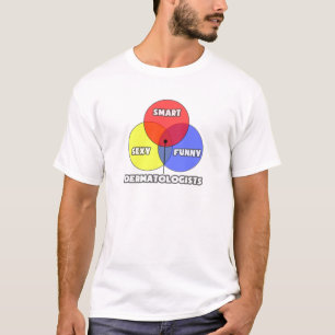 Venn Diagramm .. Dermatologen T-Shirt