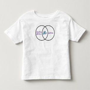 Venn-Diagramm Doppeldiagnose Kleinkind T-shirt