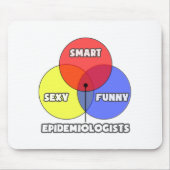 Venn Diagramm .. Epidemiologen Mousepad (Vorne)