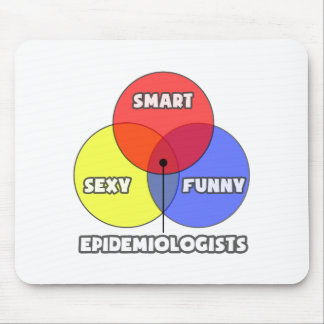 Venn Diagramm .. Epidemiologen Mousepad