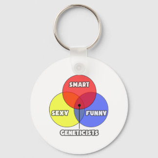 Venn Diagramm .. Genetiker Schlüsselanhänger