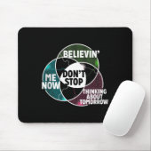 Venn-Diagramm Hör Nicht Auf Algebra Mathe Mousepad (Mit Mouse)