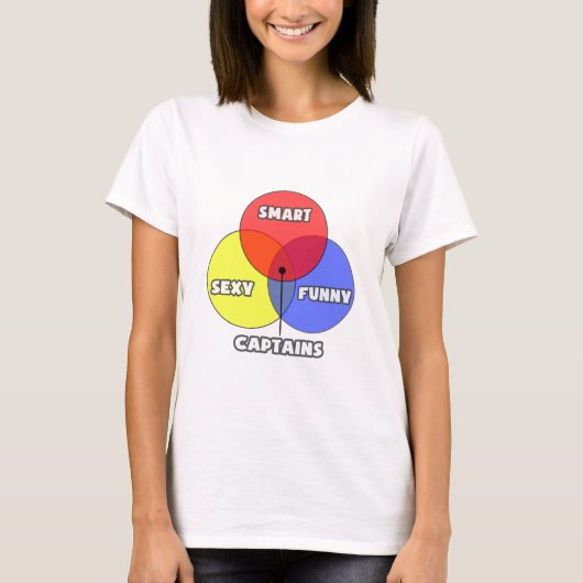 Venn Diagramm .. Kapitäne T-Shirt (Vorderseite)