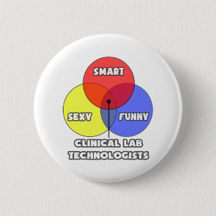 Venn Diagramm .. Klinische Labortechniker Button