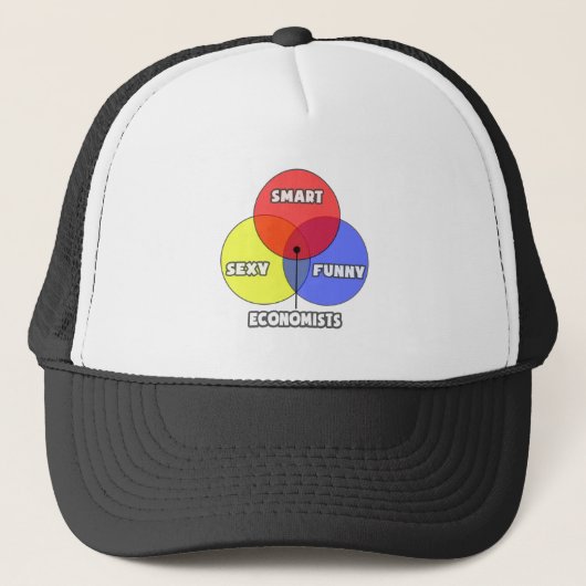 Venn Diagramm .. Ökonomen Truckerkappe (Vorderseite)