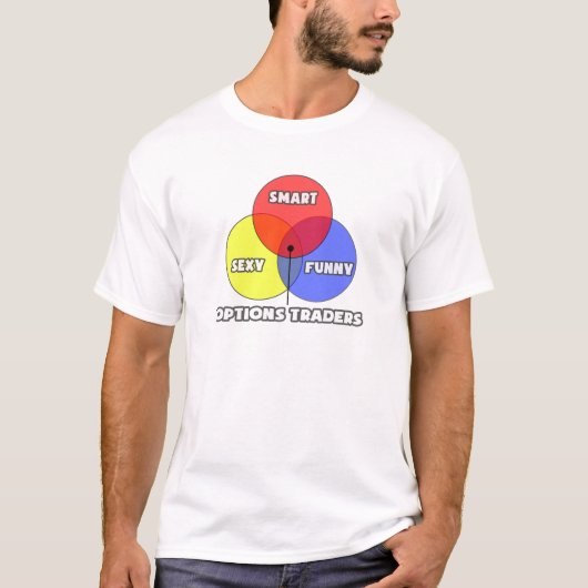 Venn Diagramm .. Optionen Händler T-Shirt (Vorderseite)