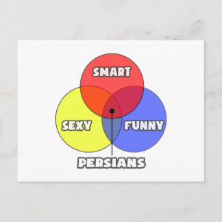 Venn Diagramm .. Perser Postkarte