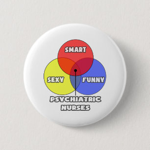Venn Diagramm .. Psychiatrische Krankenpflege Button