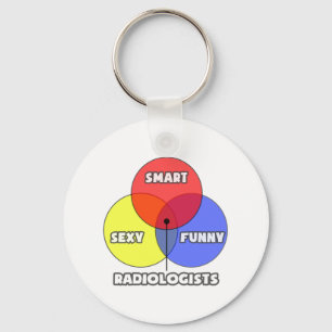 Venn Diagramm .. Radiologen Schlüsselanhänger