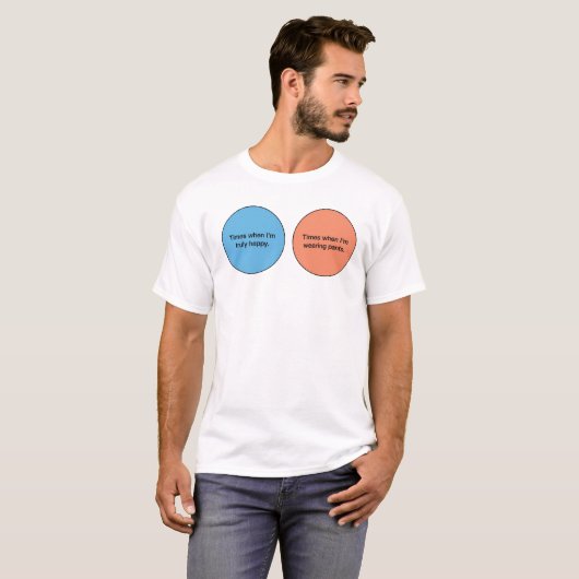 Venn Diagramm T-Shirt (Vorne ganz)