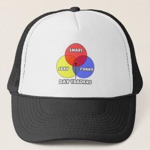 Venn Diagramm .. Tageshändler Truckerkappe