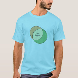 Venn Diagramm vene diagramm T-Shirt