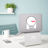 Venn-Single-Diagnose Vinyl-Aufkleber Aufkleber (Laptop auf Schreibtisch)